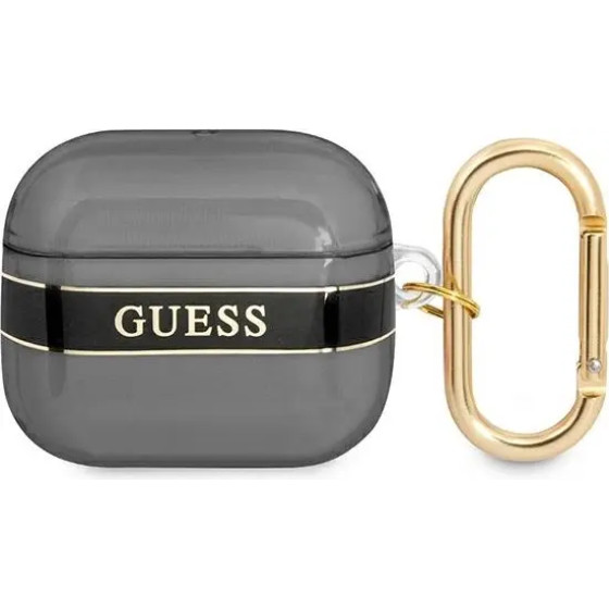 Guess GUA3HHTSK AirPods 3 cover black/black Strap Collection - (GUE002016-0)