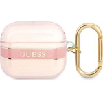 Guess GUA3HHTSP AirPods 3 cover pink/pink Strap Collection - (GUE002019-0)