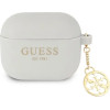 Guess GUA3LSC4EG AirPods 3 cover grey/grey Silicone Charm 4G Collection - (GUE001949-0)