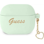 Guess GUA3LSCHSN AirPods 3 cover green/green Silicone Charm Heart Collection - (GUE001946-0)