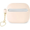 Guess GUA3LSCHSP AirPods 3 cover pink/pink Silicone Charm Heart Collection - (GUE001886-0)