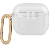 Guess GUA3UCG4GT AirPods 3 cover Transparent Glitter Collection - (GUE001371-0)