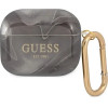 Guess GUA3UNMK AirPods 3 cover black/black Marble Collection - (GUE001678-0)
