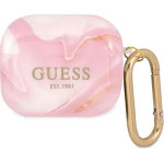 Guess GUA3UNMP AirPods 3 cover pink/pink Marble Collection - (GUE001679-0)