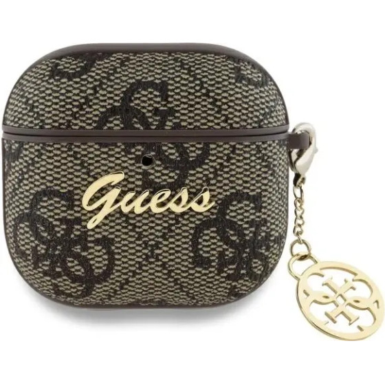 Guess GUA4G4GSMW AirPods 4 cover brown 4G Charm Collection - (GUE004227-0)