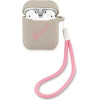 Guess GUACA2LSVSGP AirPods cover gray pink/grey pink Silicone Vintage - (GUE001115-0)