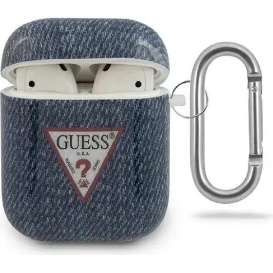 Guess GUACA2TPUJULDB AirPods cover navy/dark blue Jeans Collection - (GUE000960-0)