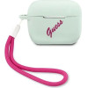 Guess GUACAPLSVSBF AirPods Pro cover blue fuchsia/blue fuschia Silicone Vintage - (GUE001108-0)