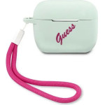 Guess GUACAPLSVSBF AirPods Pro cover blue fuchsia/blue fuschia Silicone Vintage - (GUE001108-0)