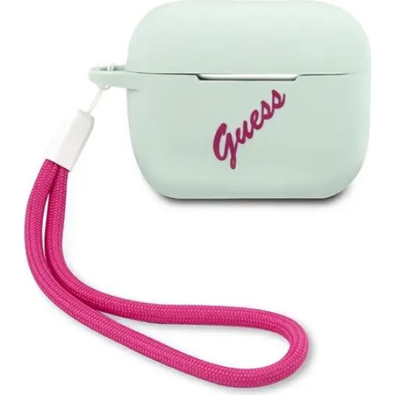 Guess GUACAPLSVSBF AirPods Pro cover blue fuchsia/blue fuschia Silicone Vintage - (GUE001108-0)