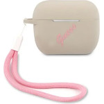 Guess GUACAPLSVSGP AirPods Pro cover gray pink/grey pink Silicone Vintage - (GUE001116-0)