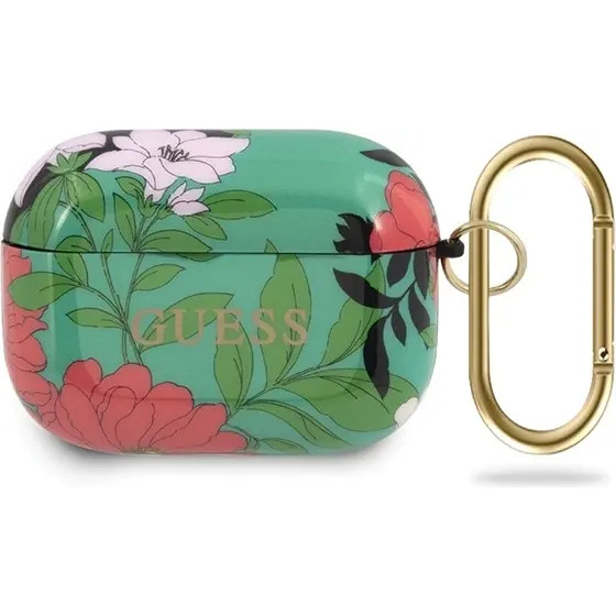Guess GUACAPTPUBKFL01 AirPods Pro cover green/green N.1 Flower Collection - (GUE000793-0)