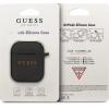 Guess GUACCSILGLBK AirPods cover black/black Silicone Glitter - (GUE000511-0)