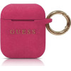 Guess GUACCSILGLFU AirPods cover fuchsia / fuchsia Silicone Glitter - (GUE000513-0)