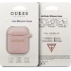 Guess GUACCSILGLLP AirPods cover light pink / pink Silicone Glitter - (GUE000512-0)