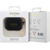 Guess GUAP2LECG4K case for AirPods Pro 2 cover - black Liquid Silicone Glitter Triangle Charm - (GUE002969-0)
