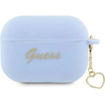 Guess GUAP2LSCHSB AirPods Pro 2 cover blue/blue Silicone Charm Heart Collection - (GUE002656-0)