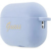 Guess GUAP2LSCHSB AirPods Pro 2 cover blue/blue Silicone Charm Heart Collection - (GUE002656-0)