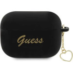 Guess GUAP2LSCHSK AirPods Pro 2 cover black/black Silicone Charm Heart Collection - (GUE002659-0)
