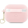 Guess GUAP2LSCHSP AirPods Pro 2 cover pink/pink Silicone Charm Heart Collection - (GUE002658-0)