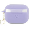 Guess GUAP2LSCHSU AirPods Pro 2 cover purple/purple Silicone Charm Heart Collection - (GUE002655-0)