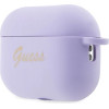 Guess GUAP2LSCHSU AirPods Pro 2 cover purple/purple Silicone Charm Heart Collection - (GUE002655-0)