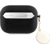 Guess GUAP2PGEHCDK case for AirPods Pro 2 cover - black Fixed Glitter Heart Diamond Charm - (GUE003038-0)