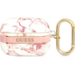 Guess GUAPHCHMAP AirPods Pro cover pink/pink Marble Strap Collection - (GUE002027-0)
