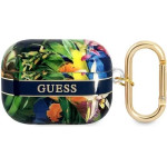 Guess GUAPHHFLB AirPods Pro cover blue/blue Flower Strap Collection - (GUE002030-0)