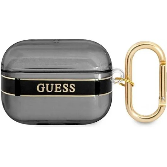 Guess GUAPHHTSK AirPods Pro cover black/black Strap Collection - (GUE002015-0)