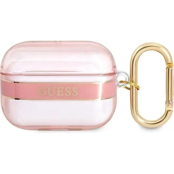 Guess GUAPHHTSP AirPods Pro cover pink/pink Strap Collection - (GUE002018-0)