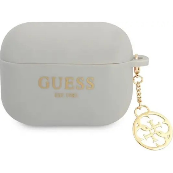 Guess GUAPLSC4EG AirPods Pro cover grey/grey Silicone Charm 4G Collection - (GUE001948-0)