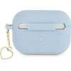 Guess GUAPLSCHSB AirPods Pro cover blue/blue Silicone Charm Heart Collection - (GUE001888-0)