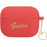 Guess GUAPLSCHSR AirPods Pro cover red/red Silicone Charm Heart Collection - (GUE002012-0)