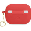 Guess GUAPLSCHSR AirPods Pro cover red/red Silicone Charm Heart Collection - (GUE002012-0)