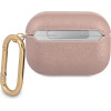 Guess GUAPSASMP AirPods Pro cover pink/pink Saffiano Script Metal Collection - (GUE001438-0)