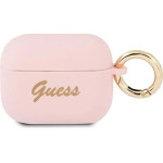 Guess GUAPSSSI AirPods Pro cover pink/pink Silicone Vintage Script - (GUE001379-0)