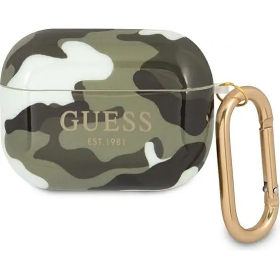 Guess GUAPUCAMA AirPods Pro cover green/khaki Camo Collection - (GUE001384-0)