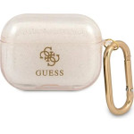Guess GUAPUCG4GD AirPods Pro cover gold/gold Glitter Collection - (GUE001367-0)