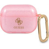 Guess GUAPUCG4GP AirPods Pro cover pink/pink Glitter Collection - (GUE001373-0)