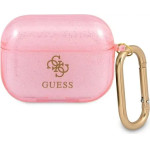Guess GUAPUCG4GP AirPods Pro cover pink/pink Glitter Collection - (GUE001373-0)