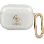 Guess GUAPUCG4GT AirPods Pro cover Transparent Glitter Collection - (GUE001370-0)