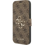 Guess GUBKP13X4GMGBR iPhone 13 Pro Max 6.7 brown/brown book 4G Big Metal Logo - (GUE001577-0)