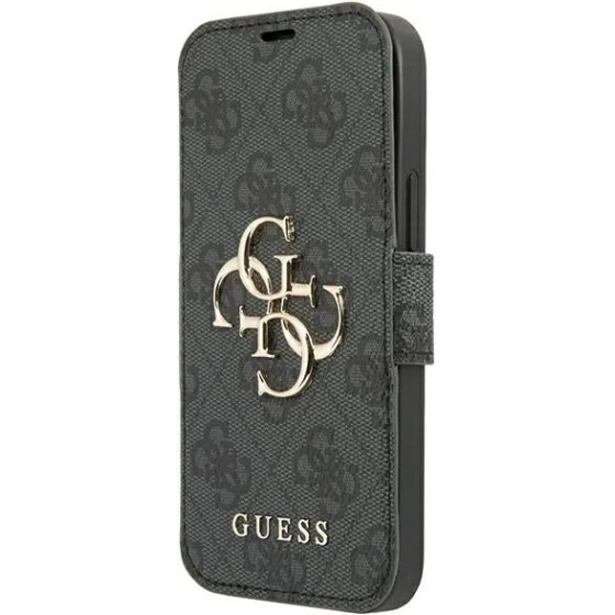 Guess GUBKP13X4GMGGR iPhone 13 Pro Max 6.7 gray/gray book 4G Big Metal Logo - (GUE001573-0)