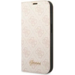 Guess GUBKP14LHG4SHP iPhone 14 Pro 6.1 pink / pink book 4G Vintage Gold Logo - (GUE002316-0)