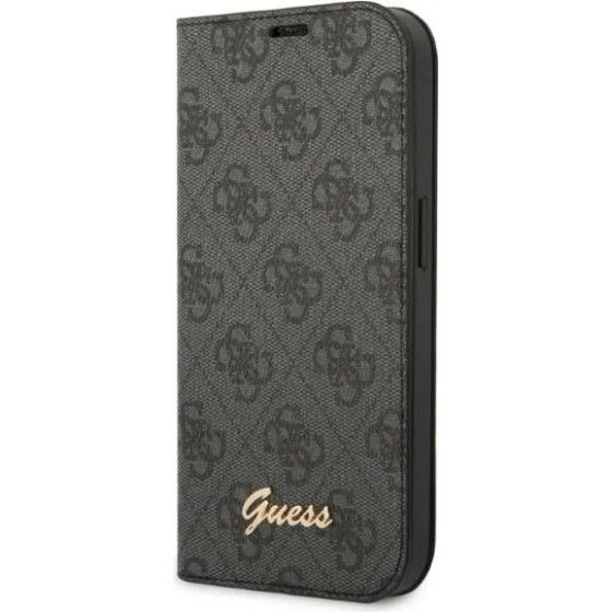 Guess GUBKP14SHG4SHK iPhone 14 6.1 black / black book 4G Vintage Gold Logo - (GUE002290-0)