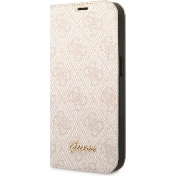 Guess GUBKP14XHG4SHP iPhone 14 Pro Max 6.7 pink / pink book 4G Vintage Gold Logo - (GUE002317-0)