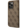 Guess GUBKP14XHG4SHW iPhone 14 Pro Max 6.7 brown / brown book 4G Vintage Gold Logo - (GUE002301-0)
