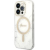 Guess GUBPP14LHMEACSH Case+ Charger Set iPhone 14 Pro 6.1 white/white hard case Marble MagSafe - (GUE002574-0)