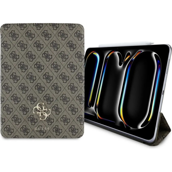 Guess GUFC11PM24PS4SGW iPad Pro 11 2024 brown Magnetic 4G Big Logo - (GUE004352-0)